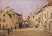 Alfred Sisley Square in Argenteuil Sweden oil painting artist